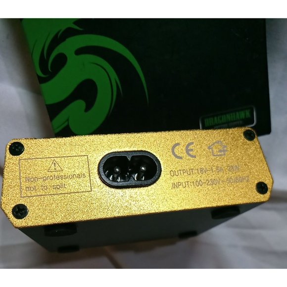 Dragonhawk Tattoo Power Supply Portable Pack Supply Kit Gold - Picture 10 of 10